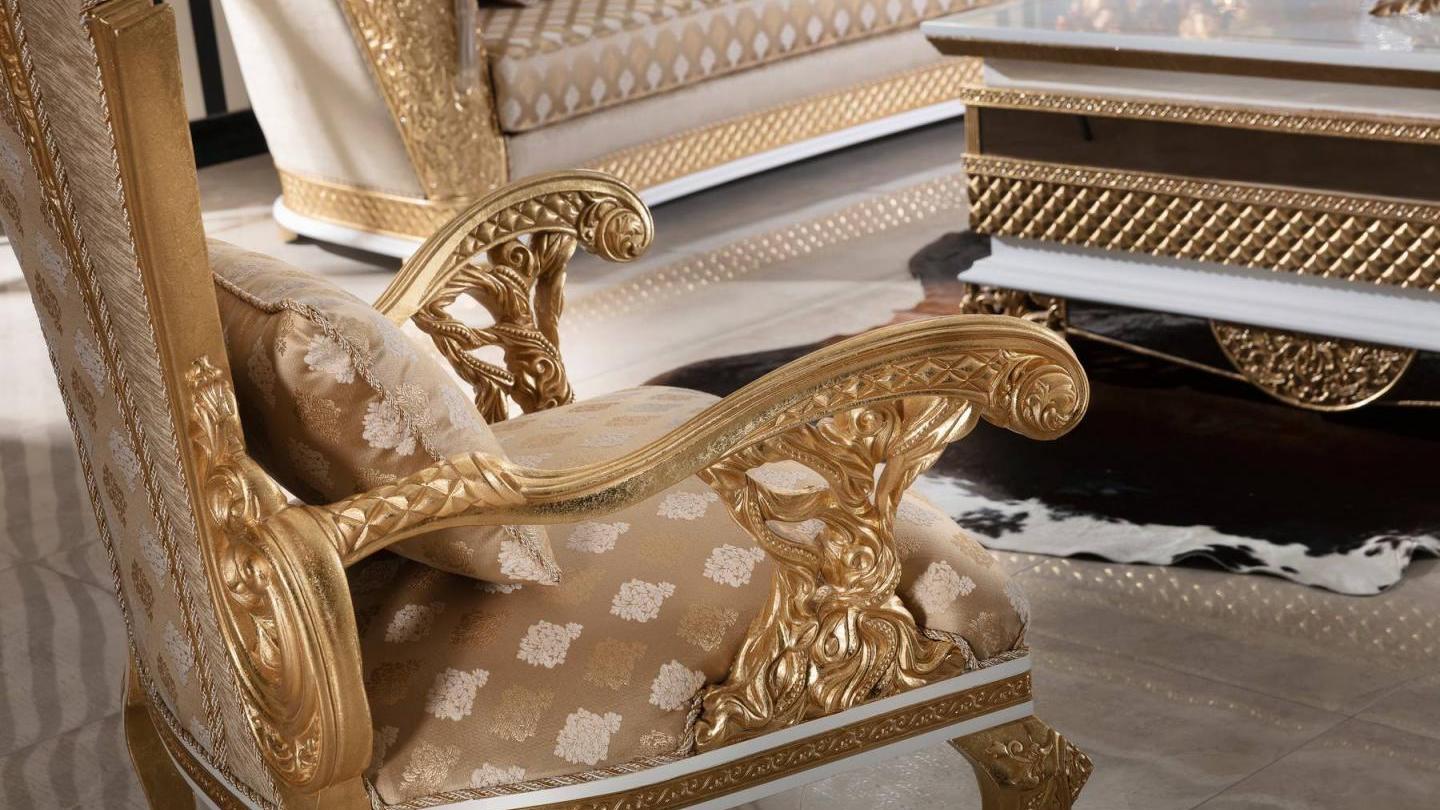 Konakri Cream Koltuk Takımı