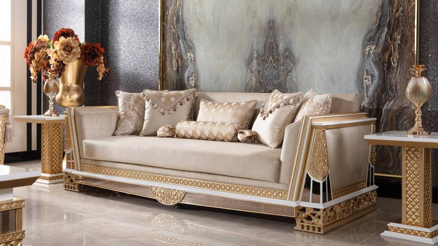 Konakri Cream Koltuk Takımı