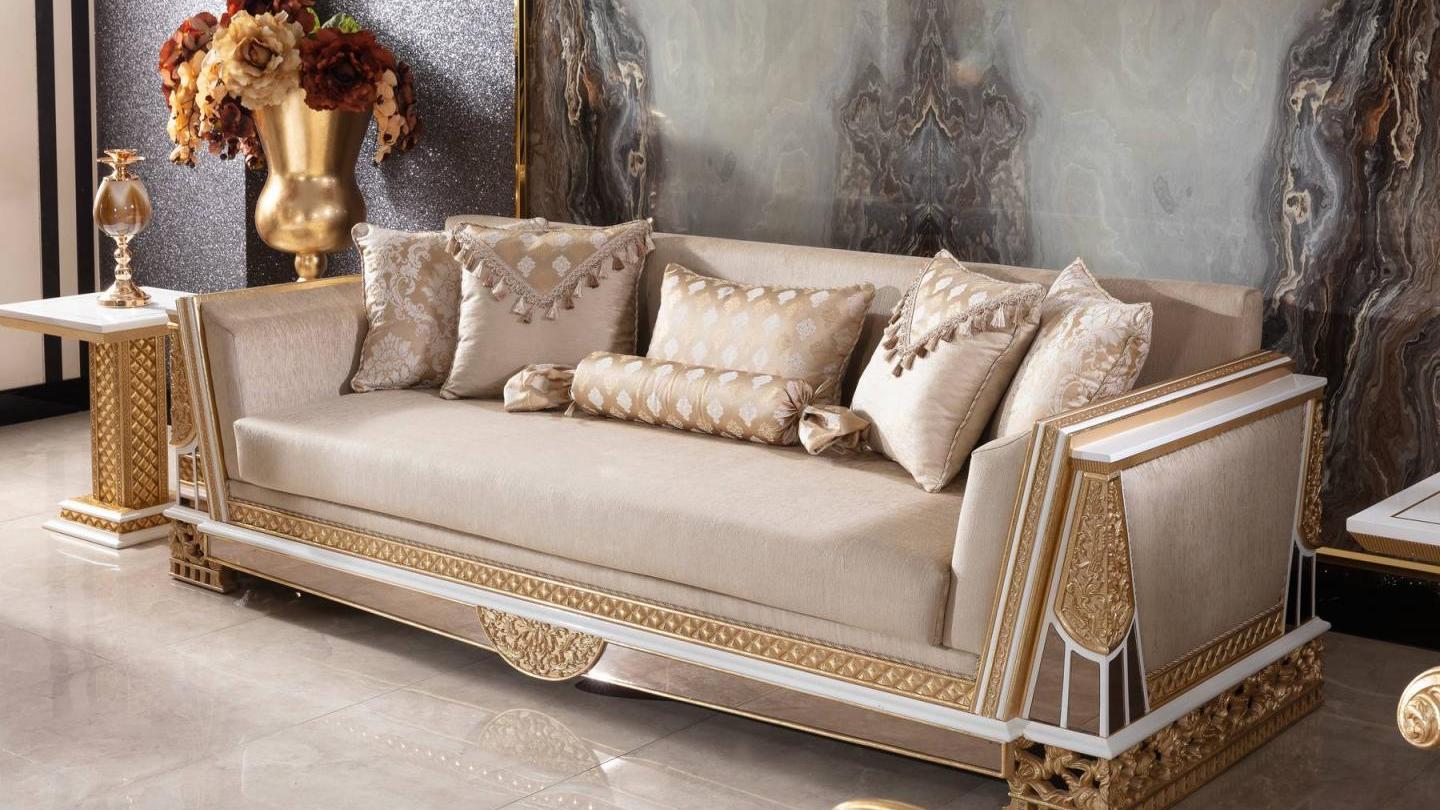 Konakri Cream Koltuk Takımı