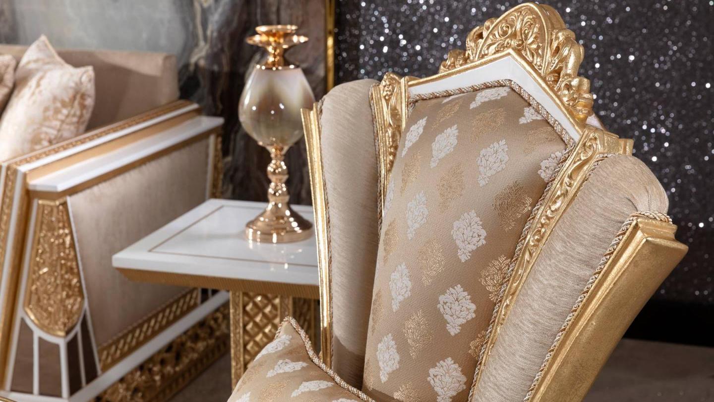 Konakri Cream Koltuk Takımı