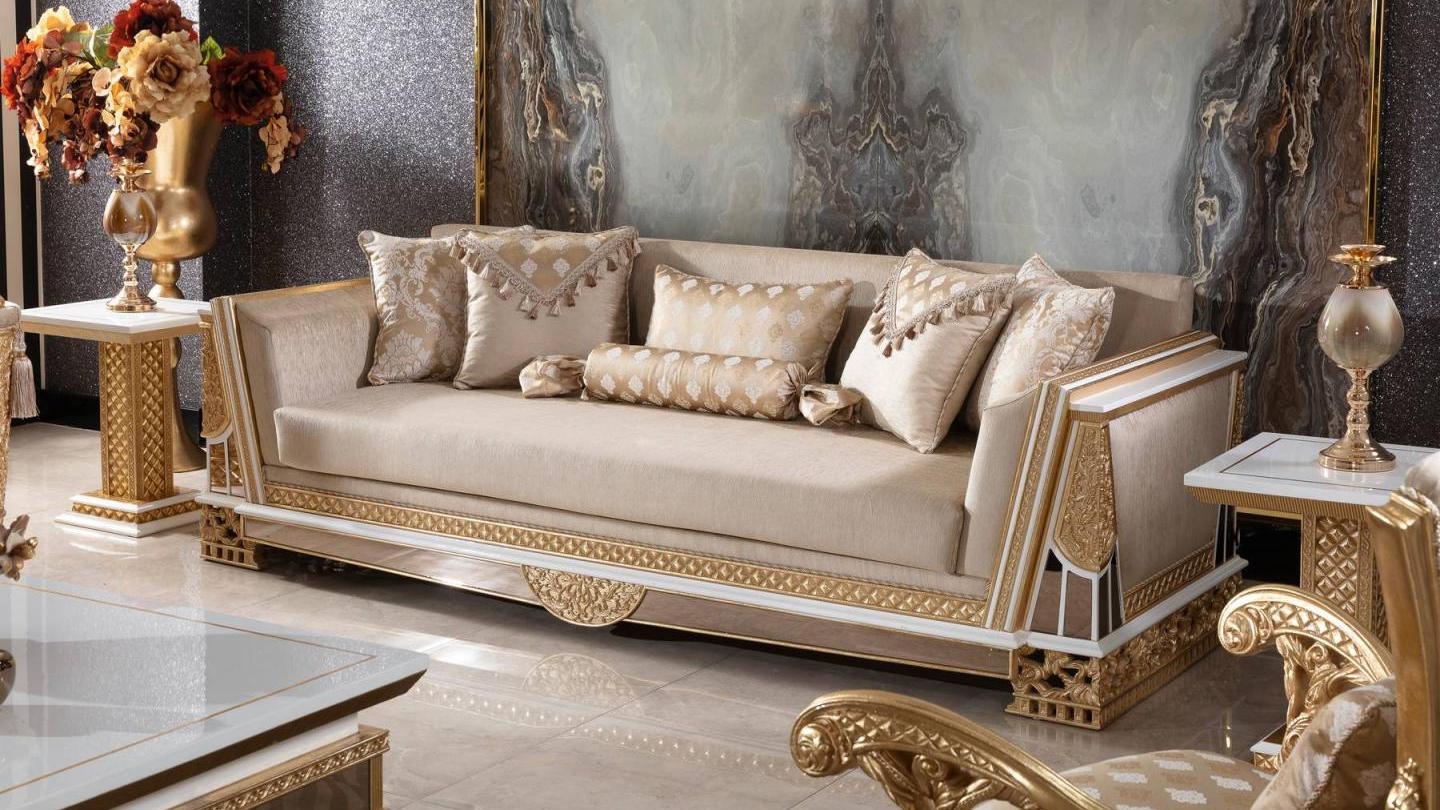 Konakri Cream Koltuk Takımı