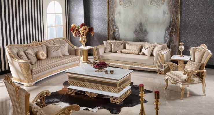 Konakri Cream Koltuk Takımı