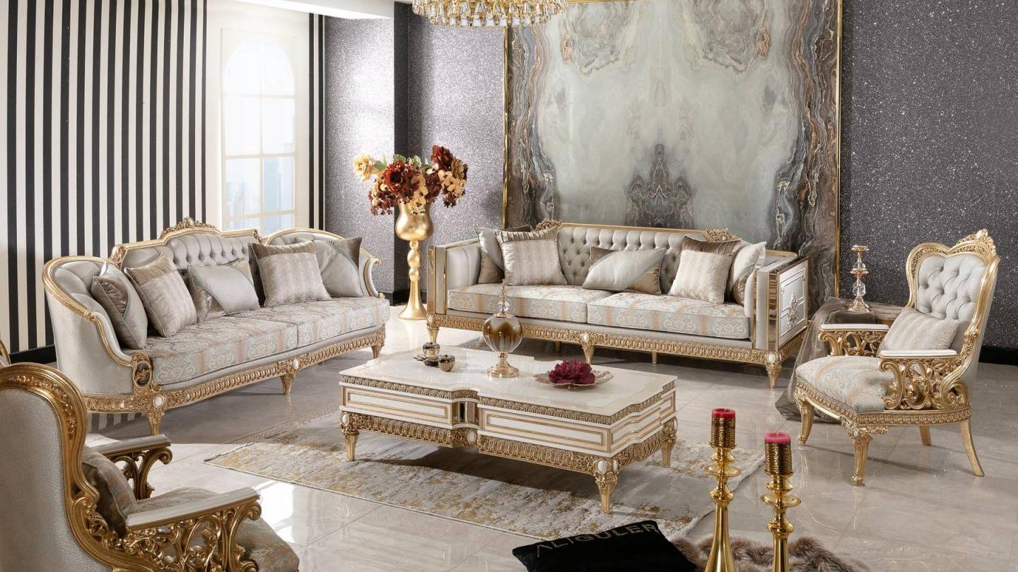 Roma Cream Koltuk Takımı