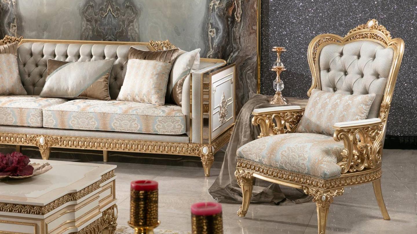 Roma Cream Koltuk Takımı