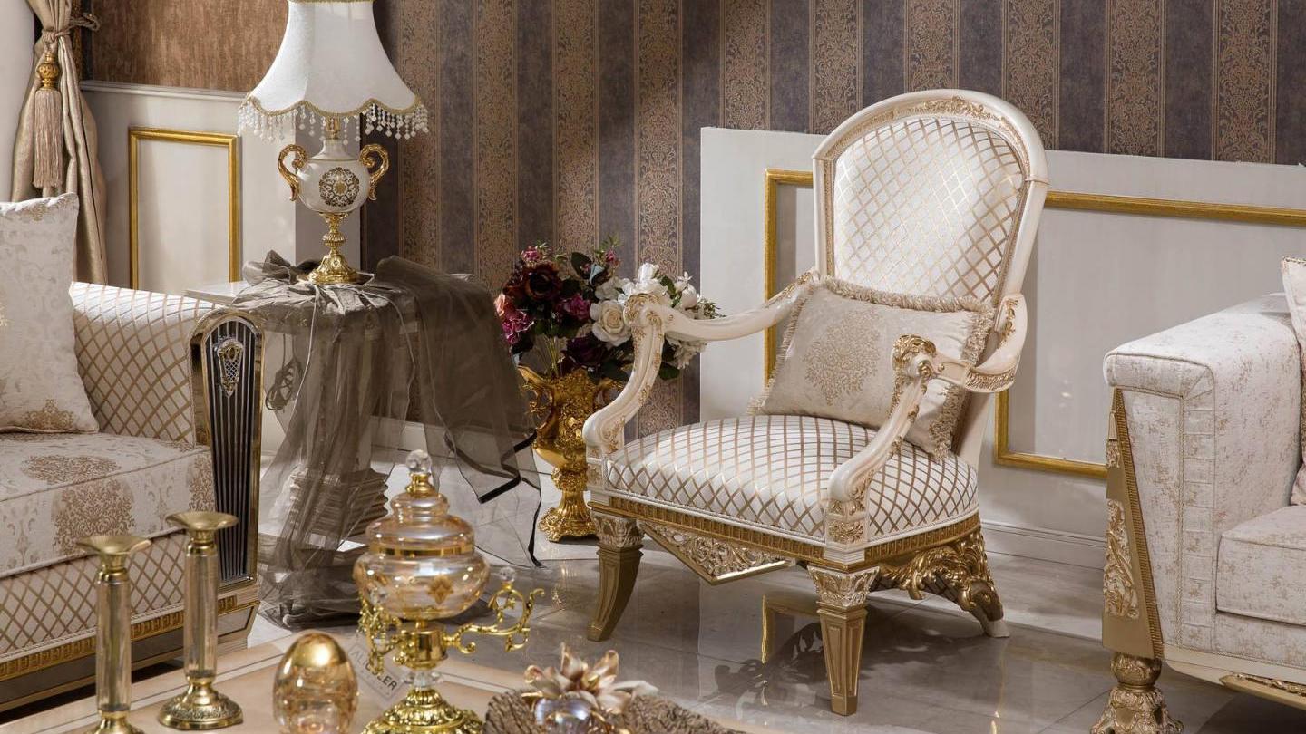 Bakü Cream Koltuk Takımı