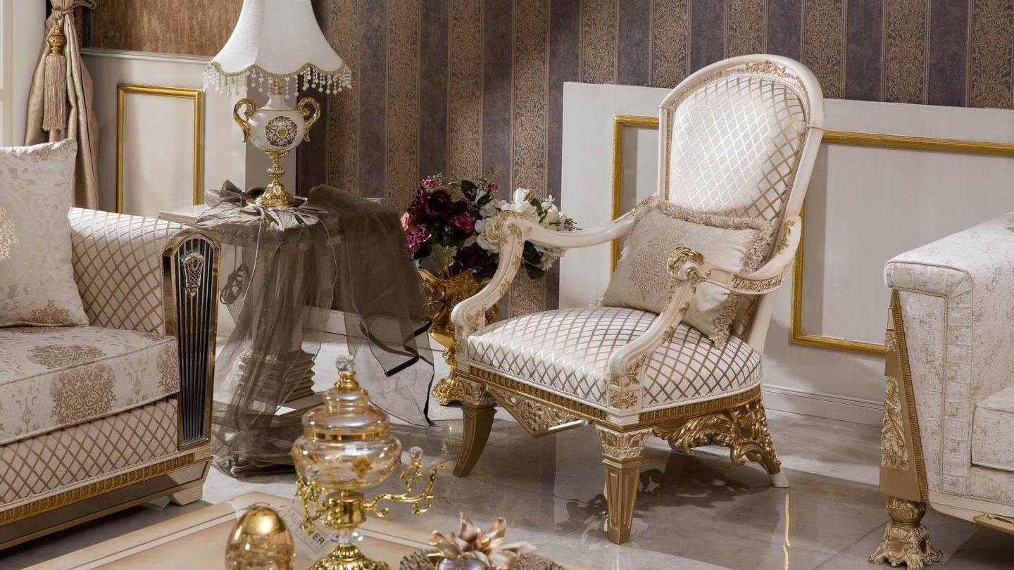 Bakü Cream Koltuk Takımı