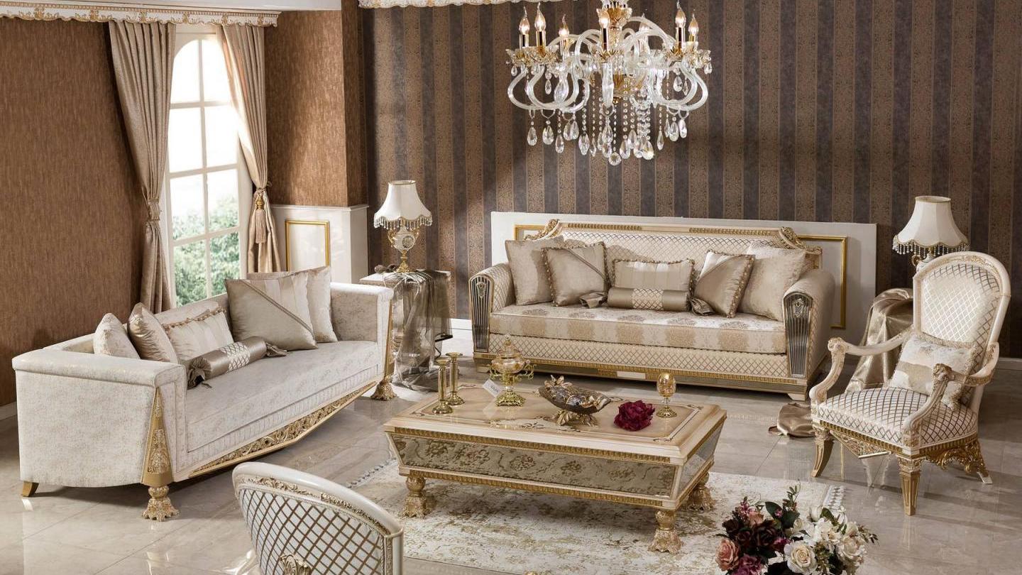 Bakü Cream Koltuk Takımı