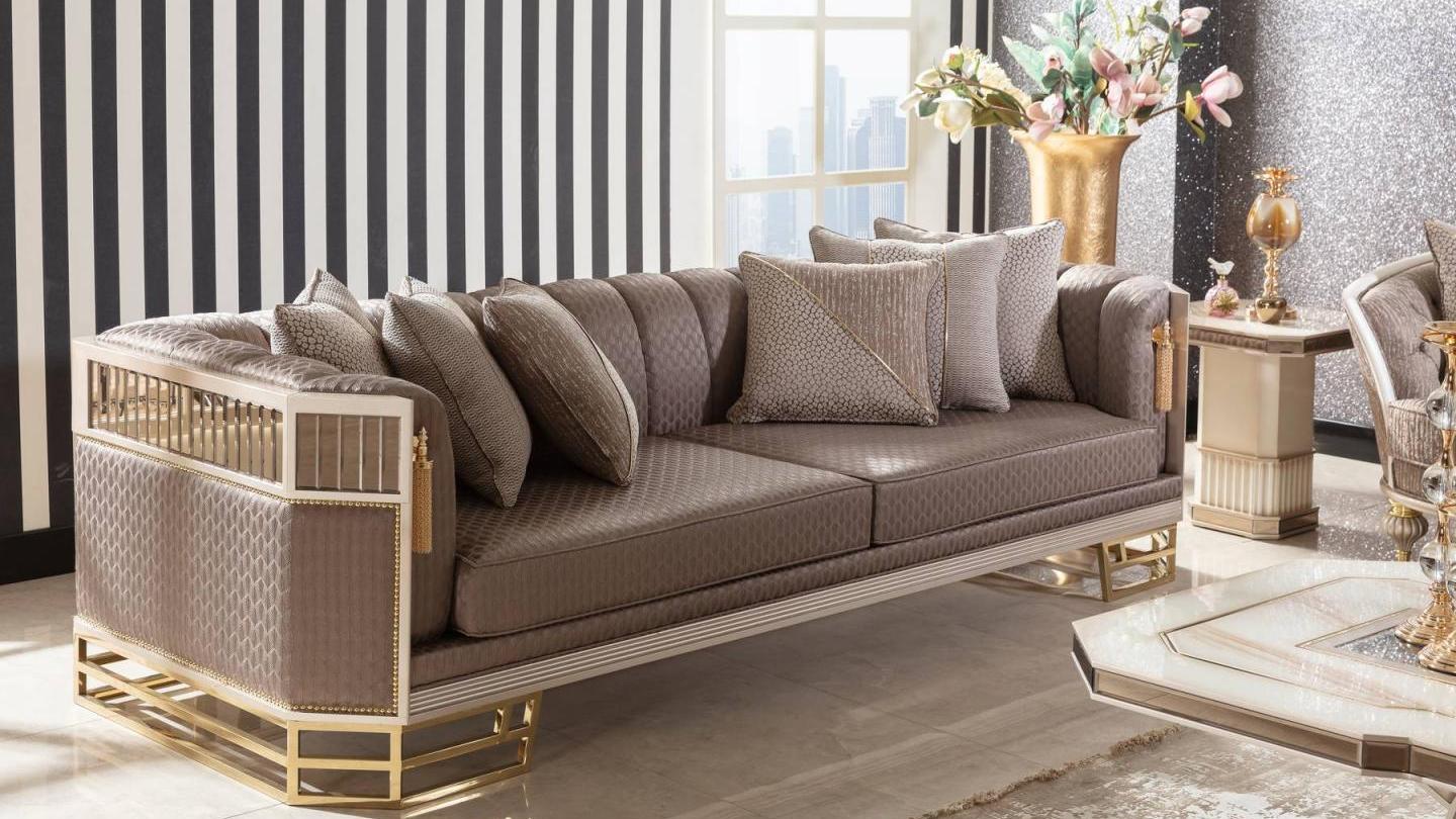 Mumbai Cream Koltuk Takımı