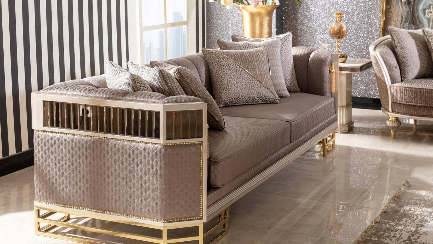 Mumbai Cream Koltuk Takımı