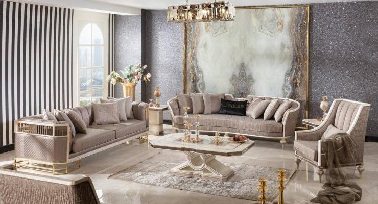 Mumbai Cream Koltuk Takımı