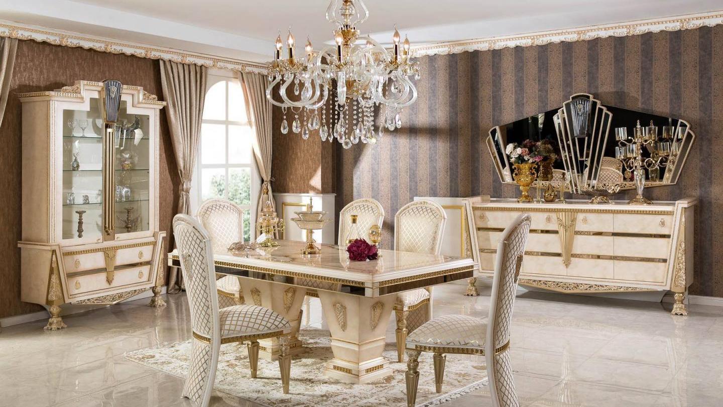 Bakü Cream Yemek Odası