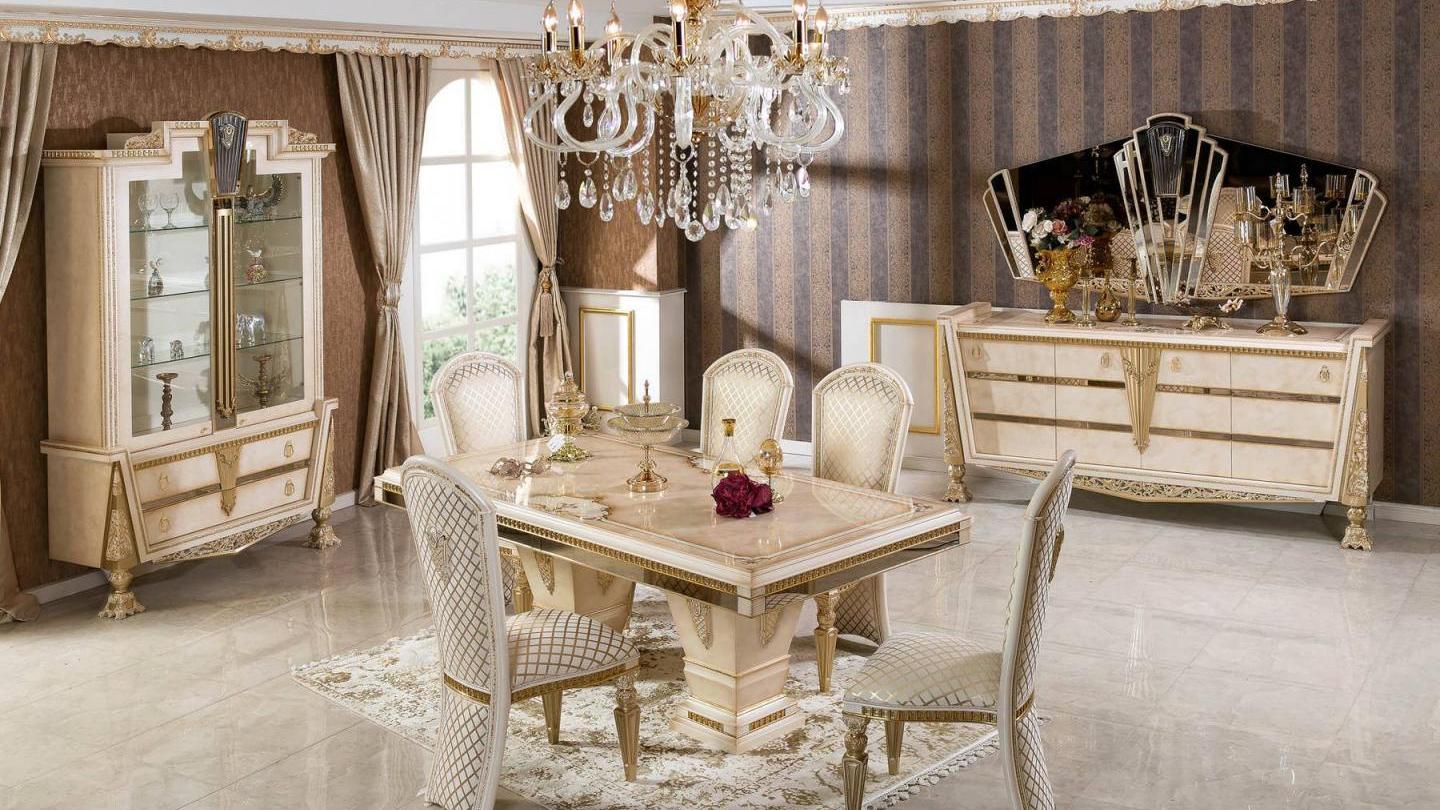 Bakü Cream Yemek Odası