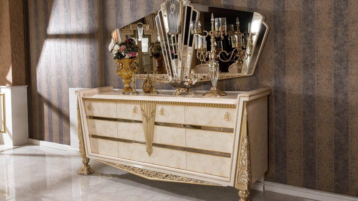 Bakü Cream Yemek Odası