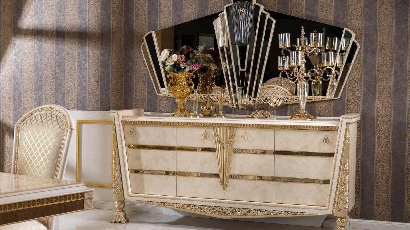 Bakü Cream Yemek Odası