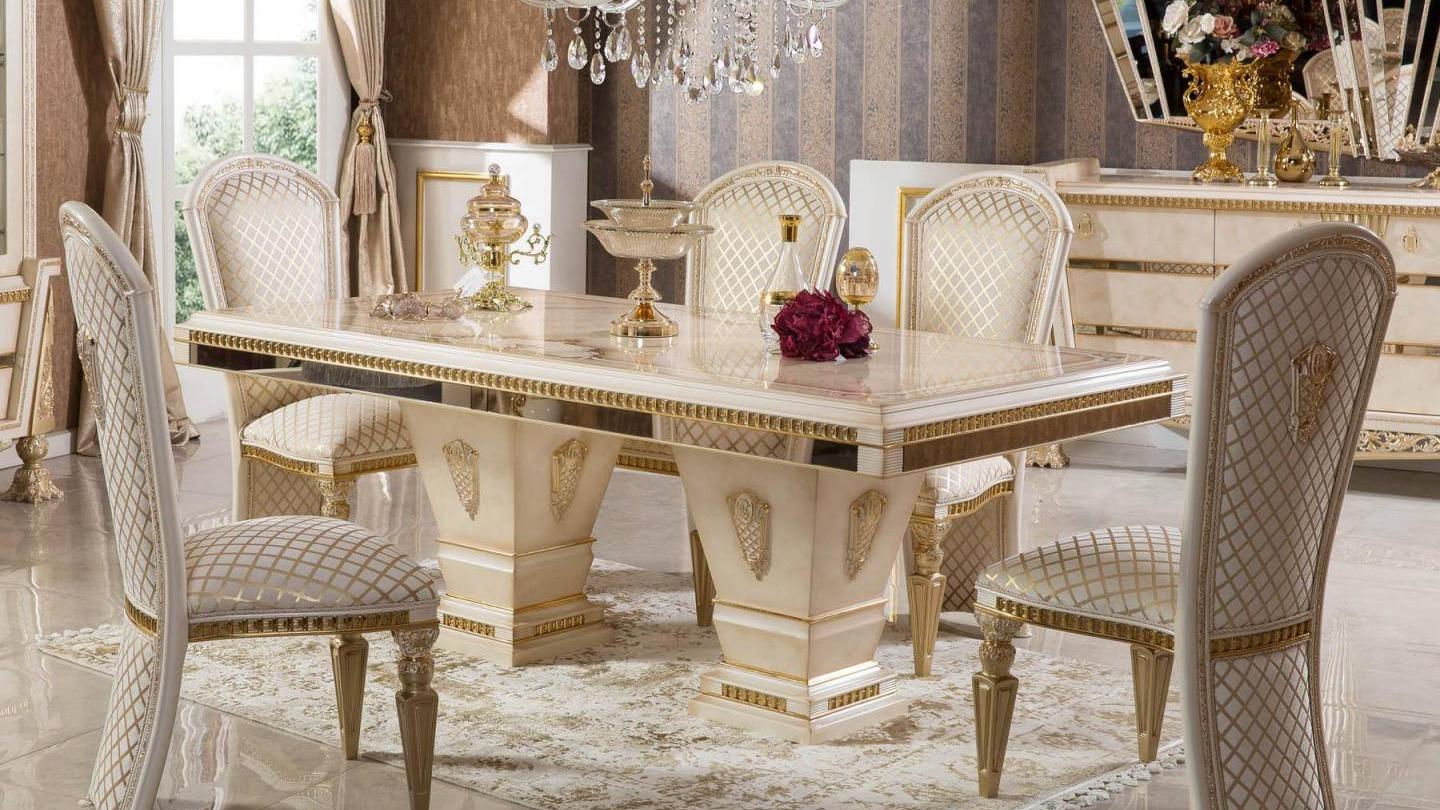 Bakü Cream Yemek Odası