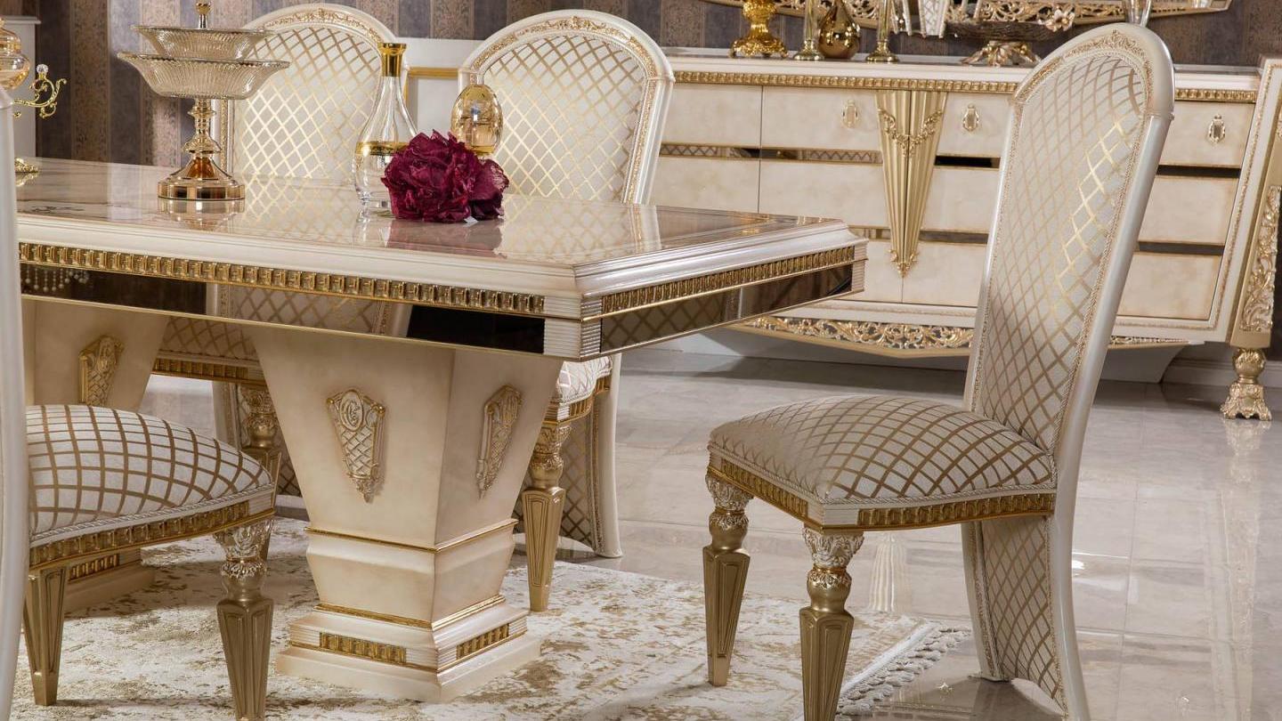 Bakü Cream Yemek Odası