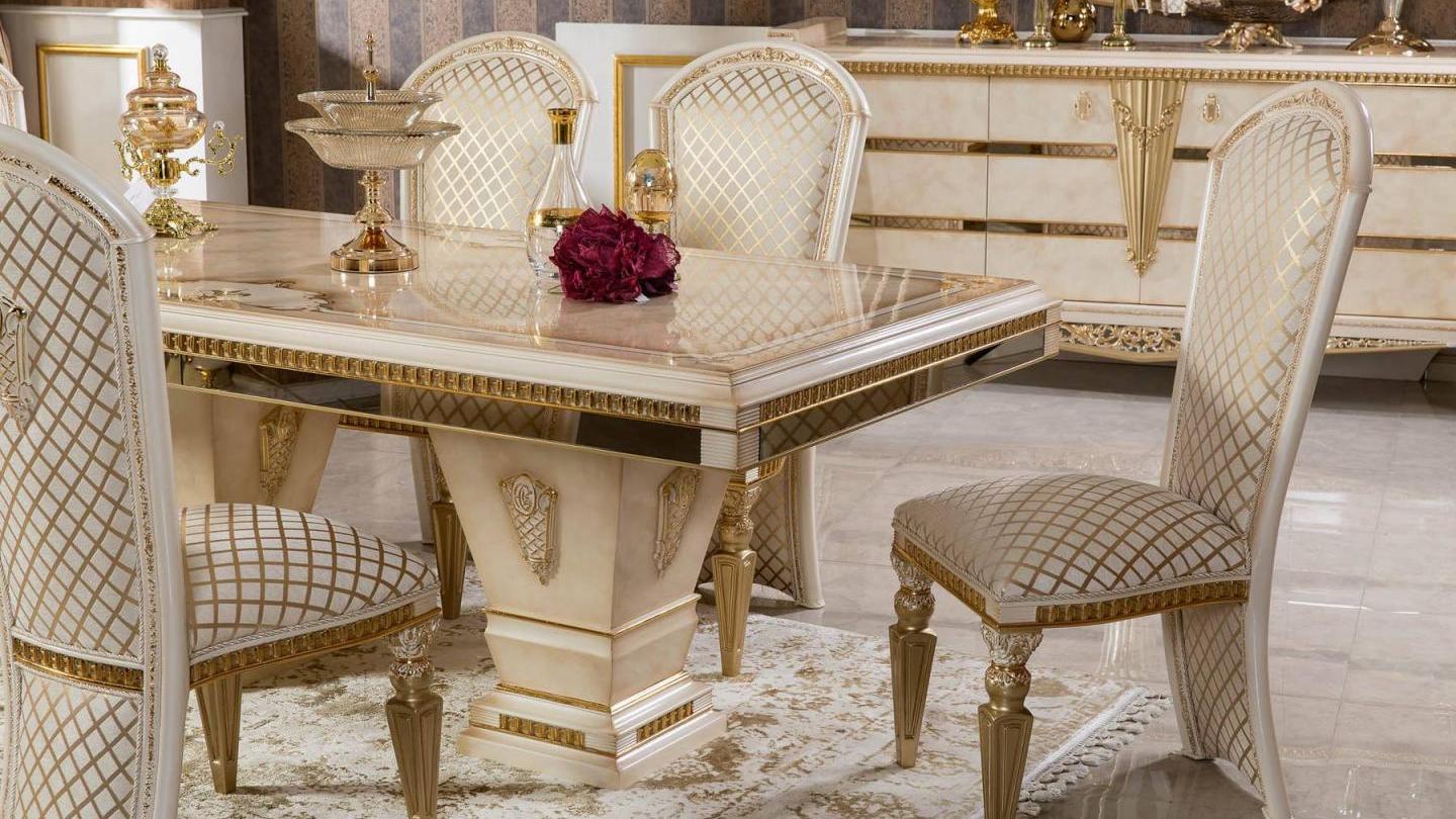 Bakü Cream Yemek Odası