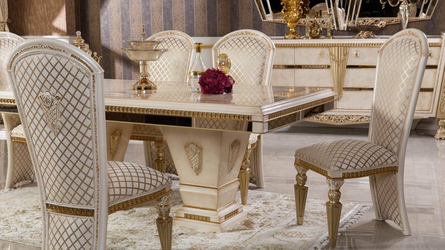 Bakü Cream Yemek Odası