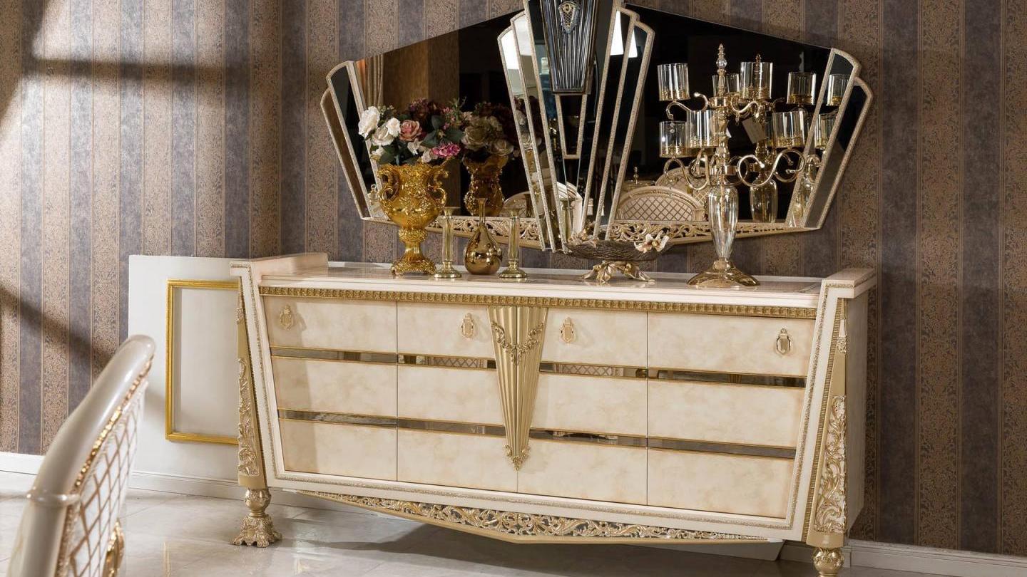 Bakü Cream Yemek Odası