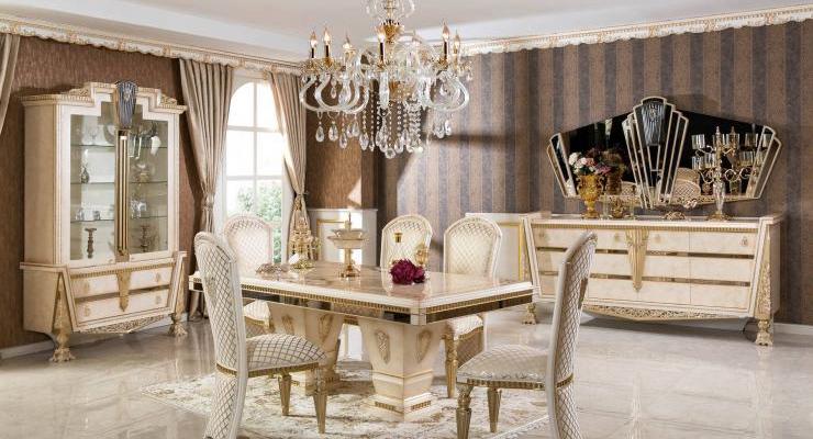 Bakü Cream Yemek Odası