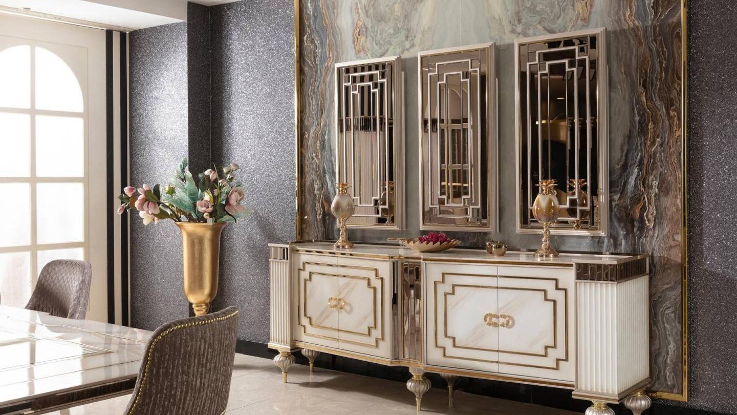 Mumbai Cream Yemek Odası