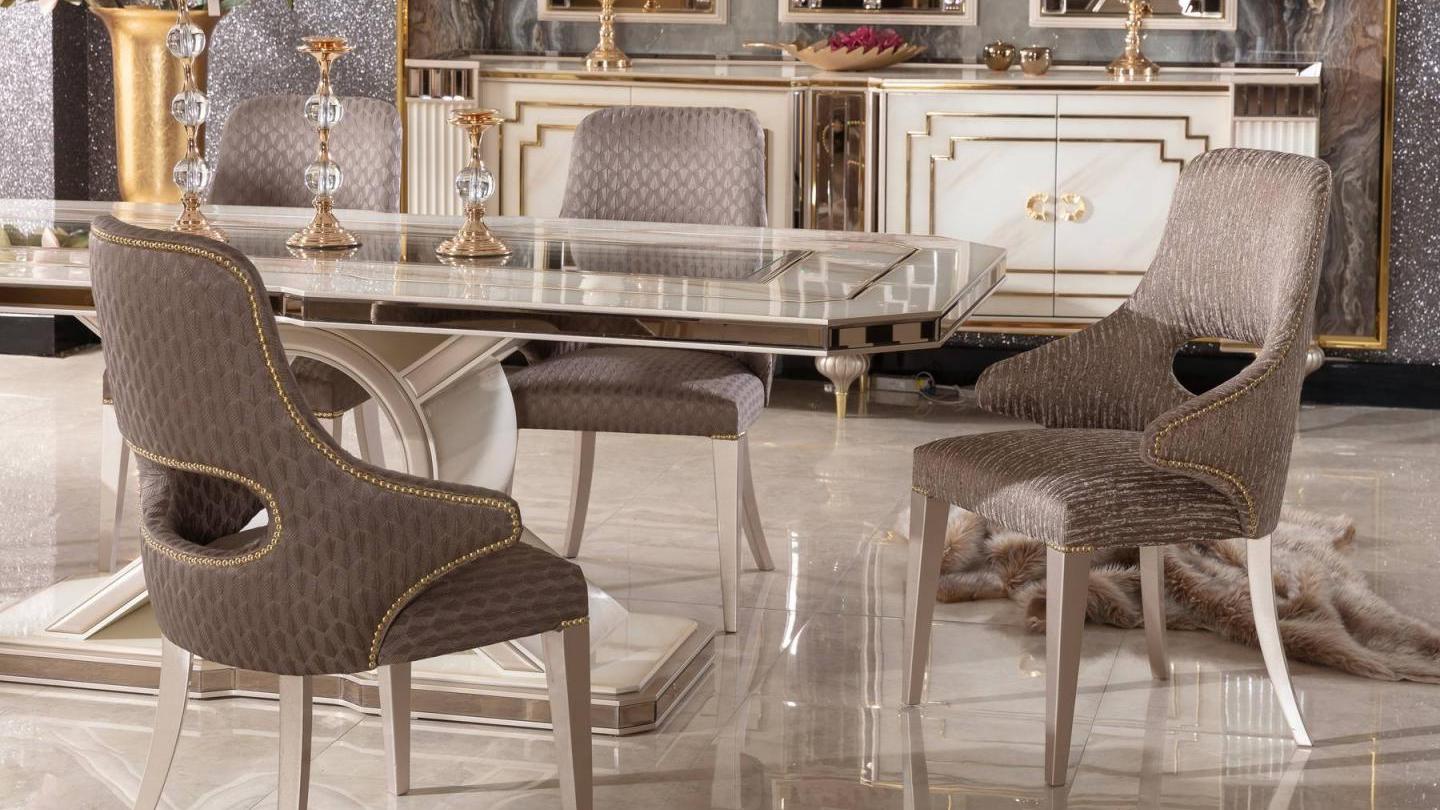 Mumbai Cream Yemek Odası