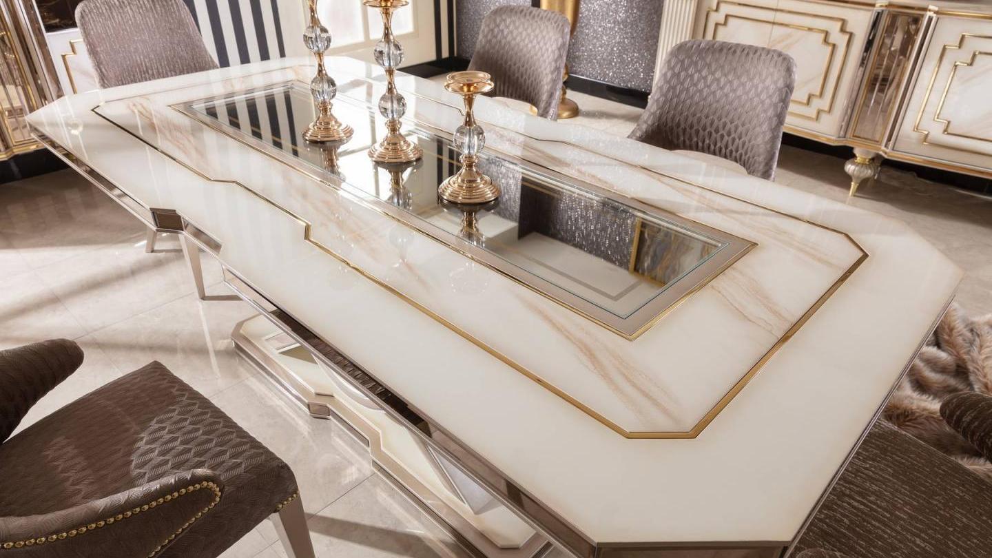 Mumbai Cream Yemek Odası