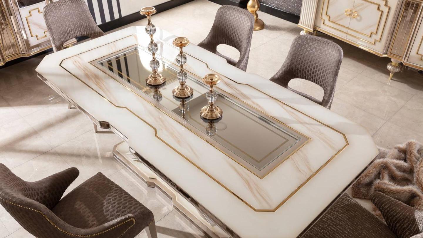 Mumbai Cream Yemek Odası