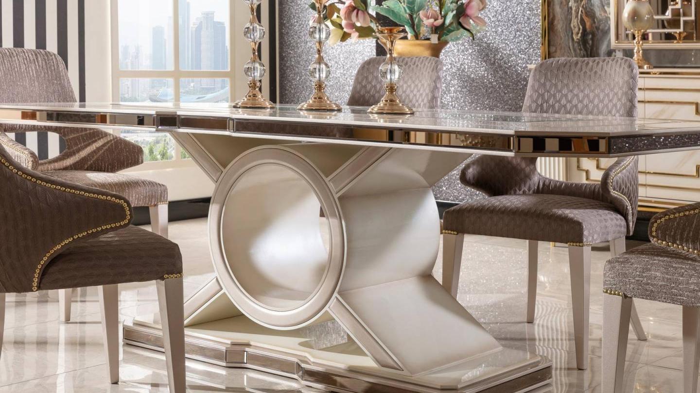 Mumbai Cream Yemek Odası