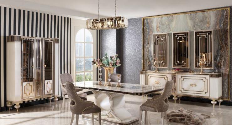 Mumbai Cream Yemek Odası